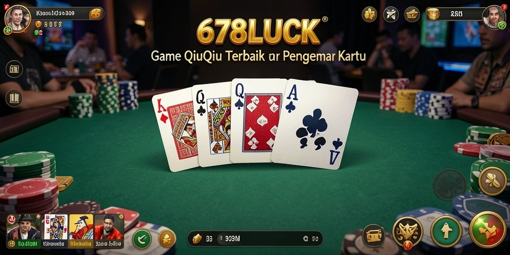 Tampilan menarik gameplay seru QiuQiu di 678LUCK.