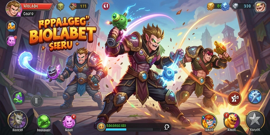 Gameplay seru dengan kombinasi karakter Fighting.