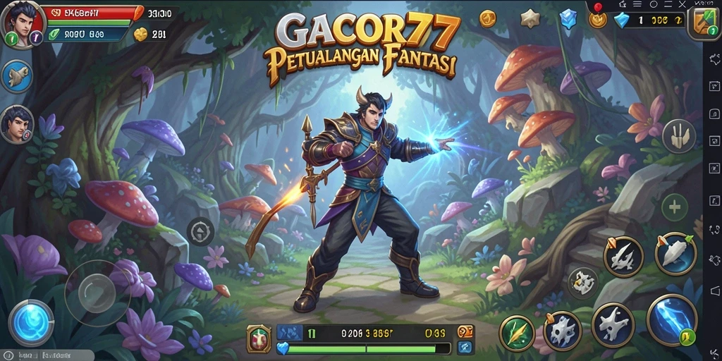 Tangkapan layar menampilkan aksi seru dalam petualangan GACOR77.