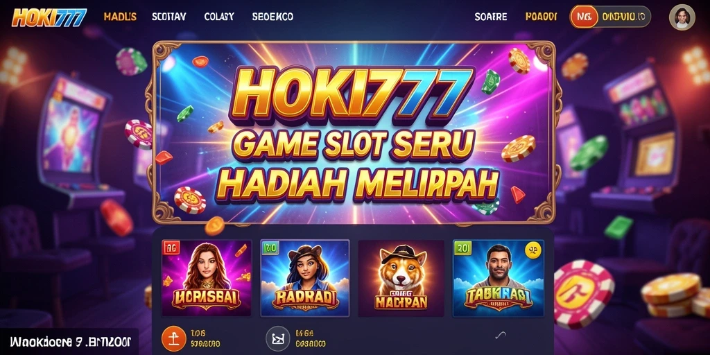 Screenshot HOKI777 menampilkan gameplay slot yang menarik dan penuh warna.