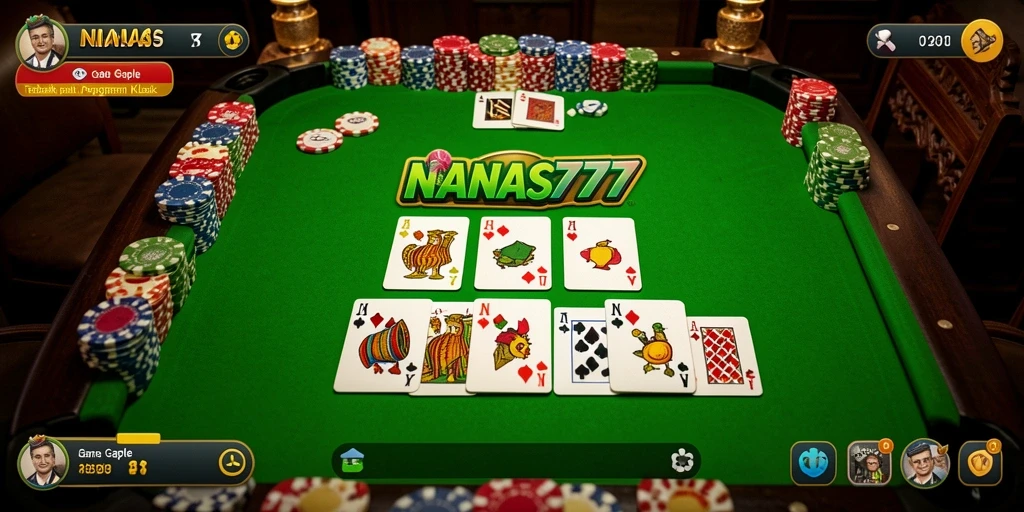 Gameplay seru NANAS777 yang menggugah semangat bermain Gaple.
