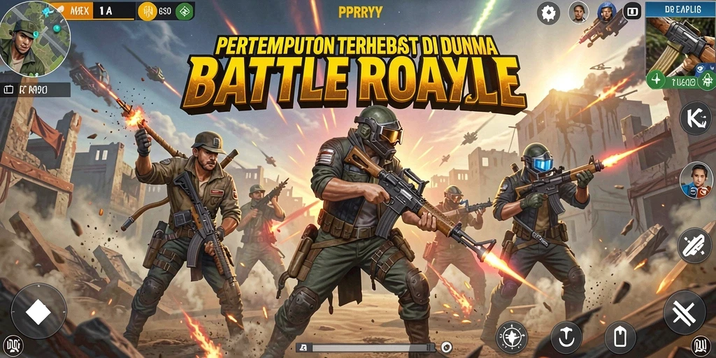 Gameplay PPRRYY yang seru di arena Battle Royale.