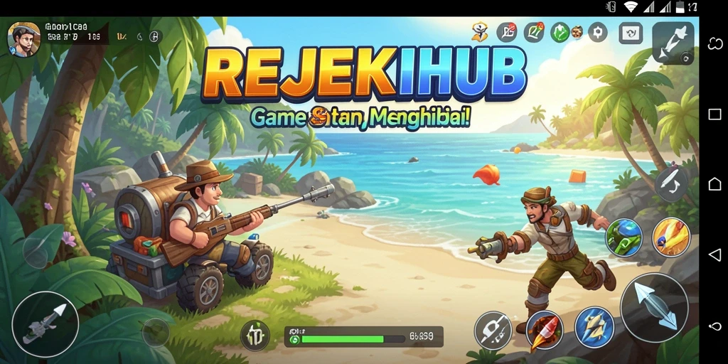 Tampilan gameplay seru dan menantang dari REJEKIHUB.