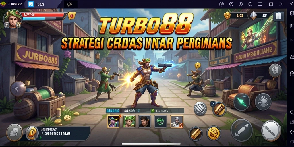 Tampilan gameplay TURBO88 yang menakjubkan dan penuh strategi.