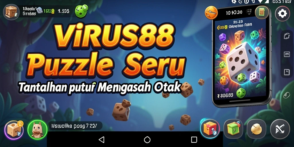 Tampilkan gameplay seru dari VIRUS88 dengan tantangan puzzle yang beragam.